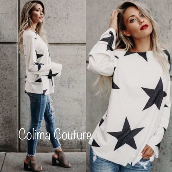 LAST ONE!!!! Lightweight Star Sweater - Picture 3 of 4